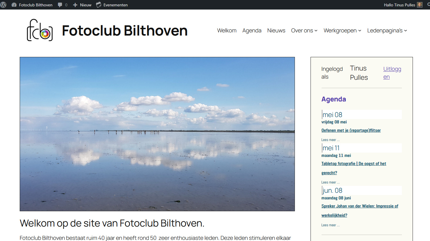 Een nieuwe website